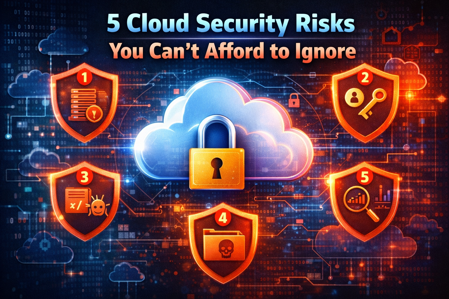 Top 5 Critical Cloud Security Risks Organizations Must Address