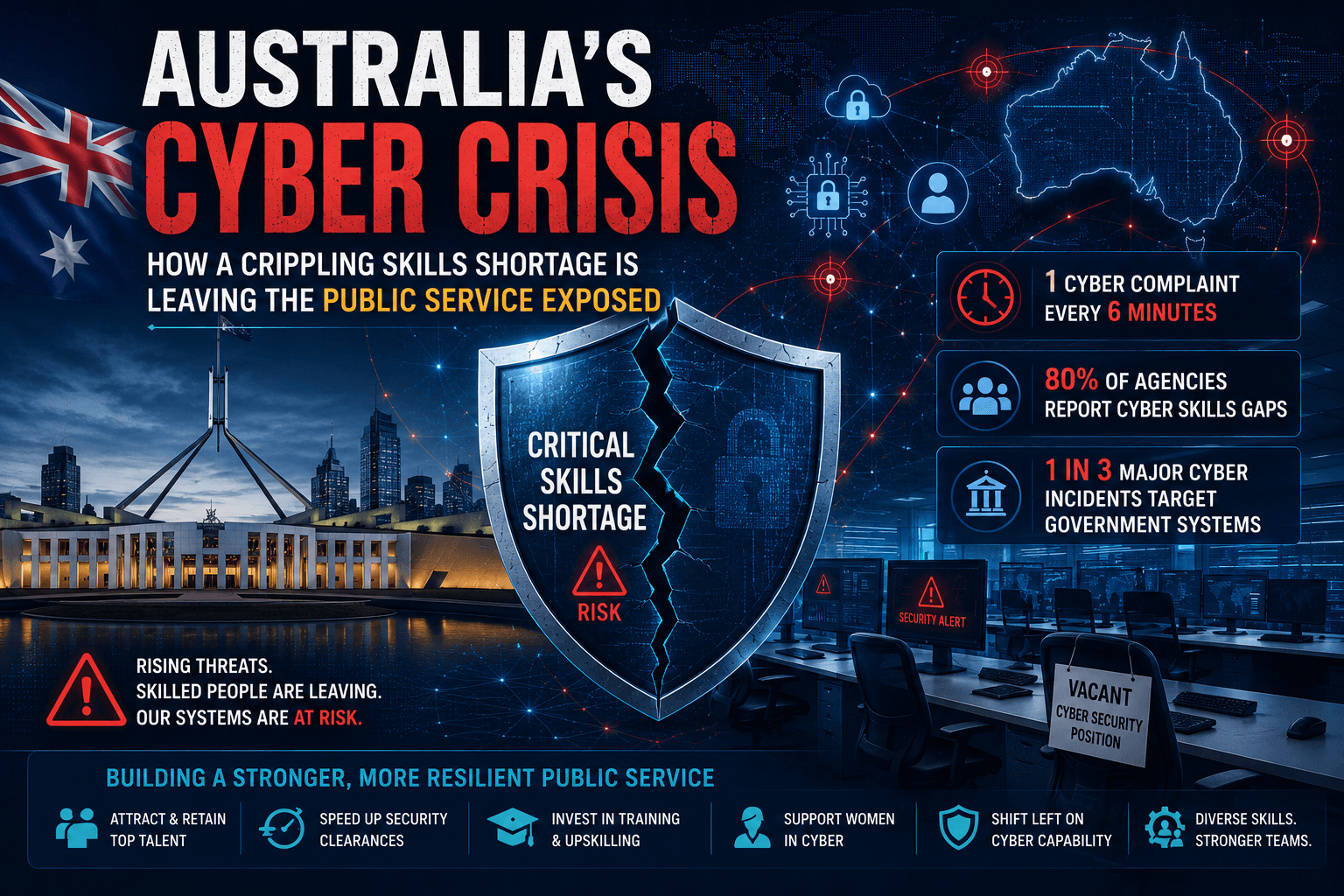 Australia's cyber crisis and workforce gap