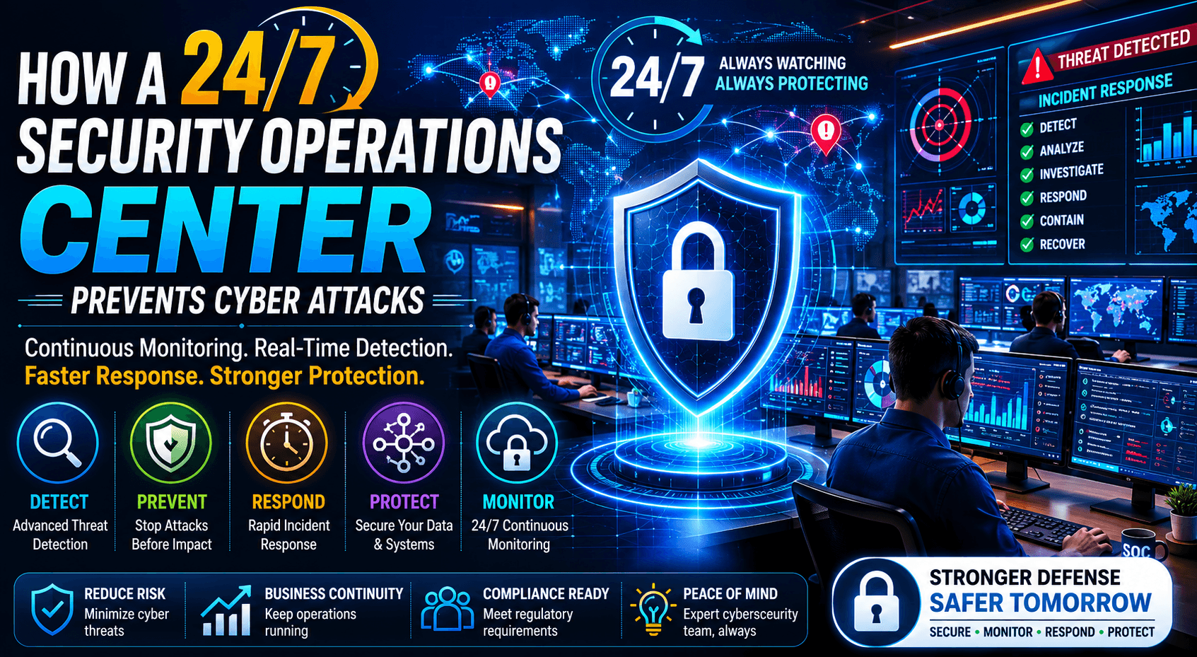 24/7 cybersecurity operations in action