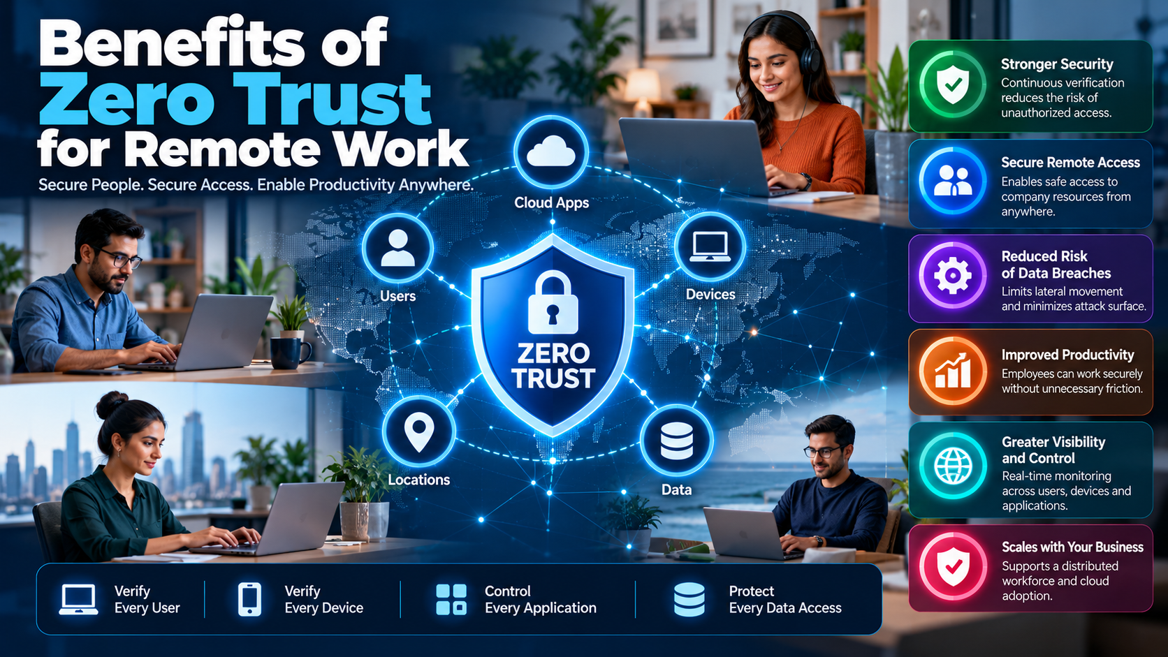 Zero Trust Benefits for Remote Work