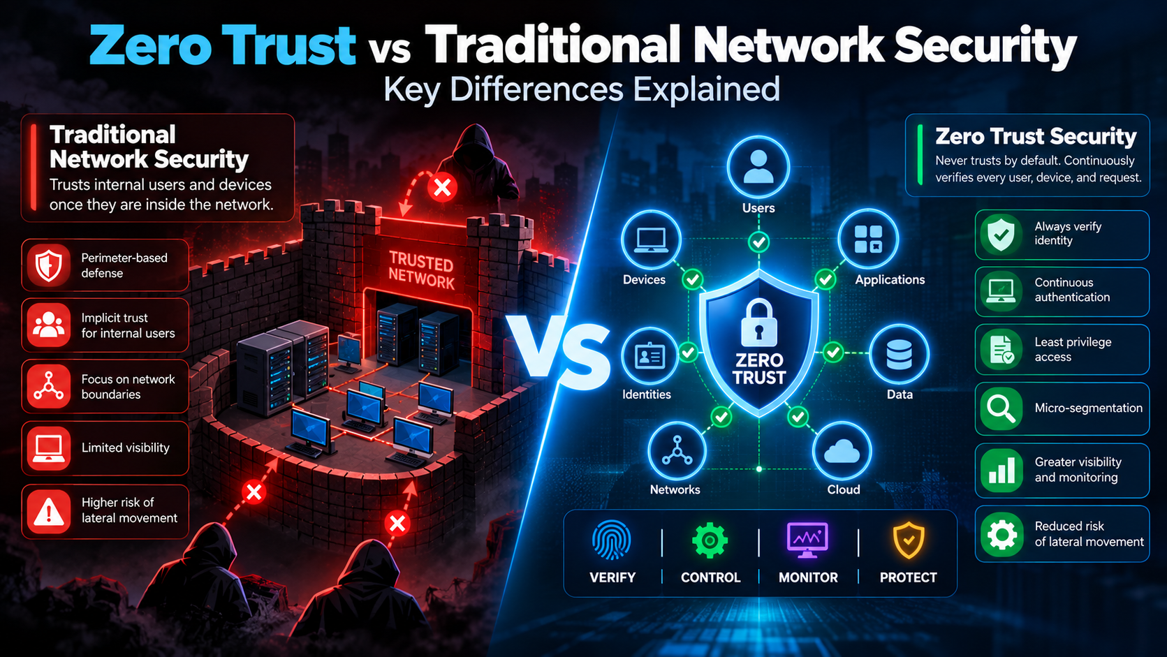 Zero Trust vs Traditional Network Security